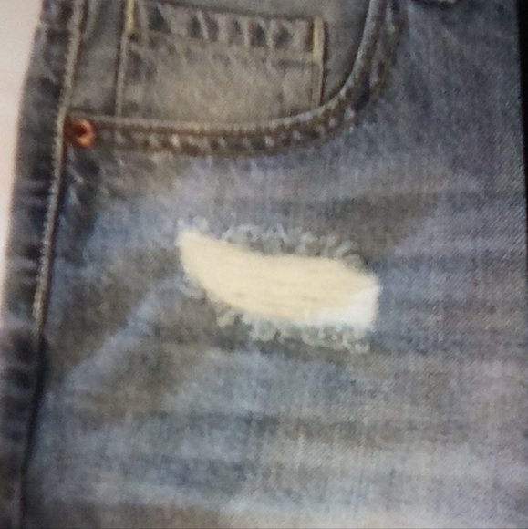 Denim Shorts Forever 21 Stressed Size 28 - Picture 5 of 5